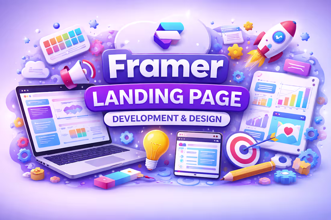Cover image for Framer - Landing Page Development & Design