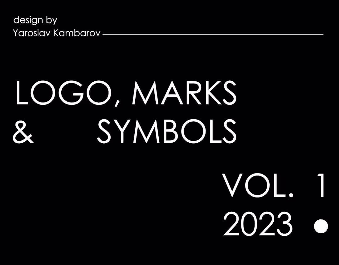 Cover image for Logo, Marks & Symbols © Vol. 1 | 2023