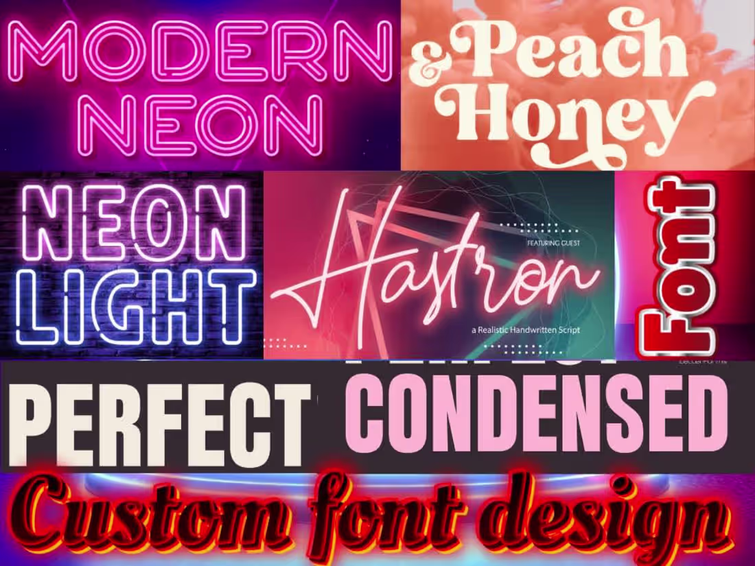 Cover image for Custom font design and typography for your business