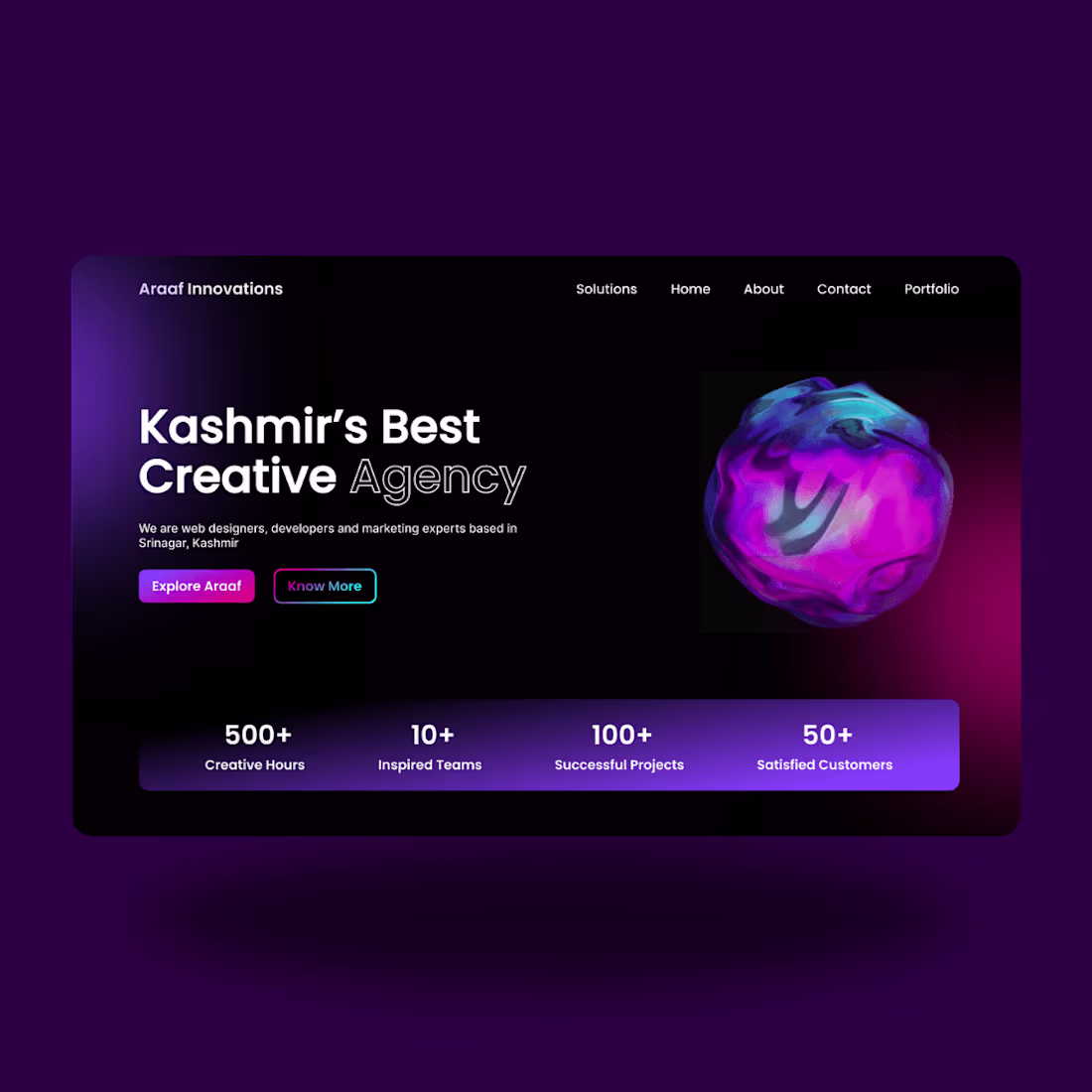 Cover image for Agency Website