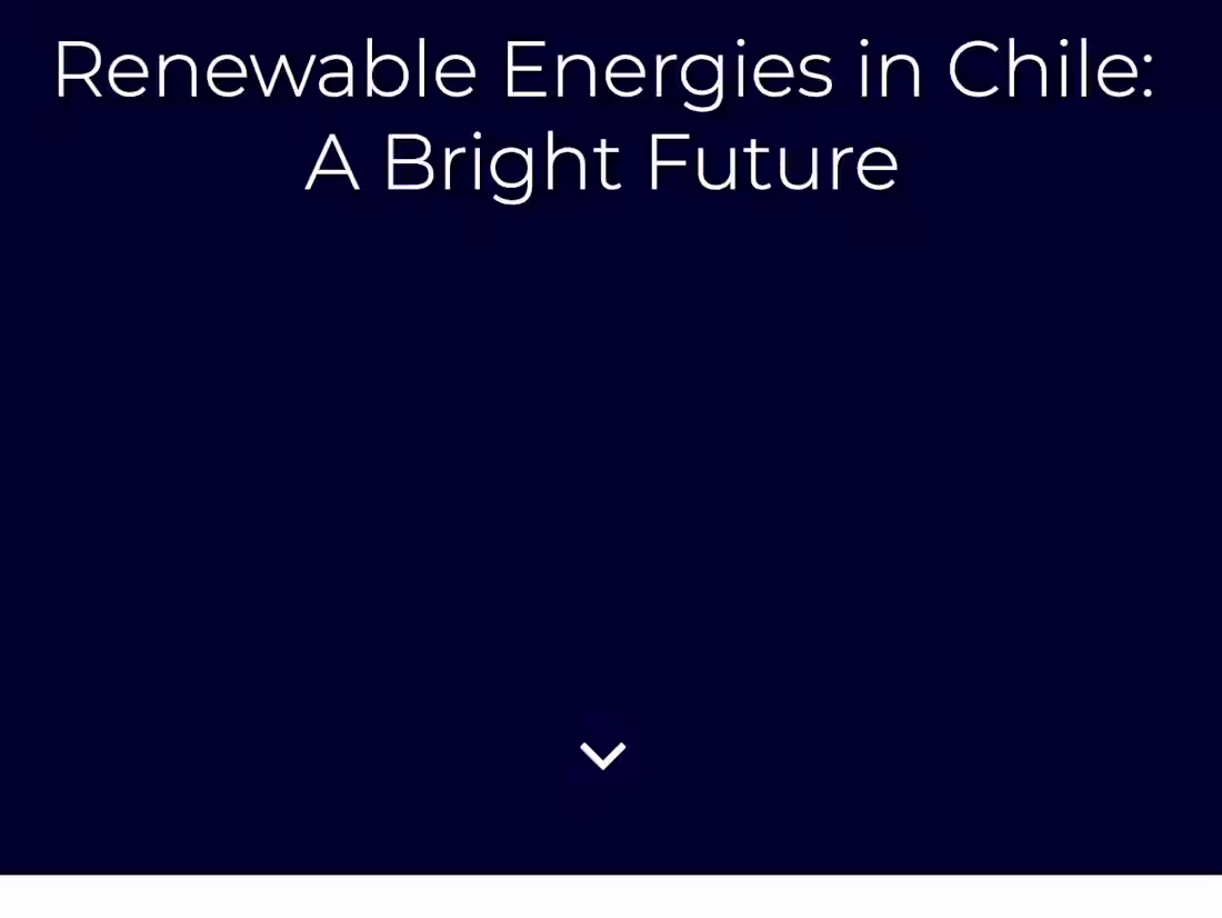 Cover image for Energías Renovables en Chile: Un Futuro Brillante