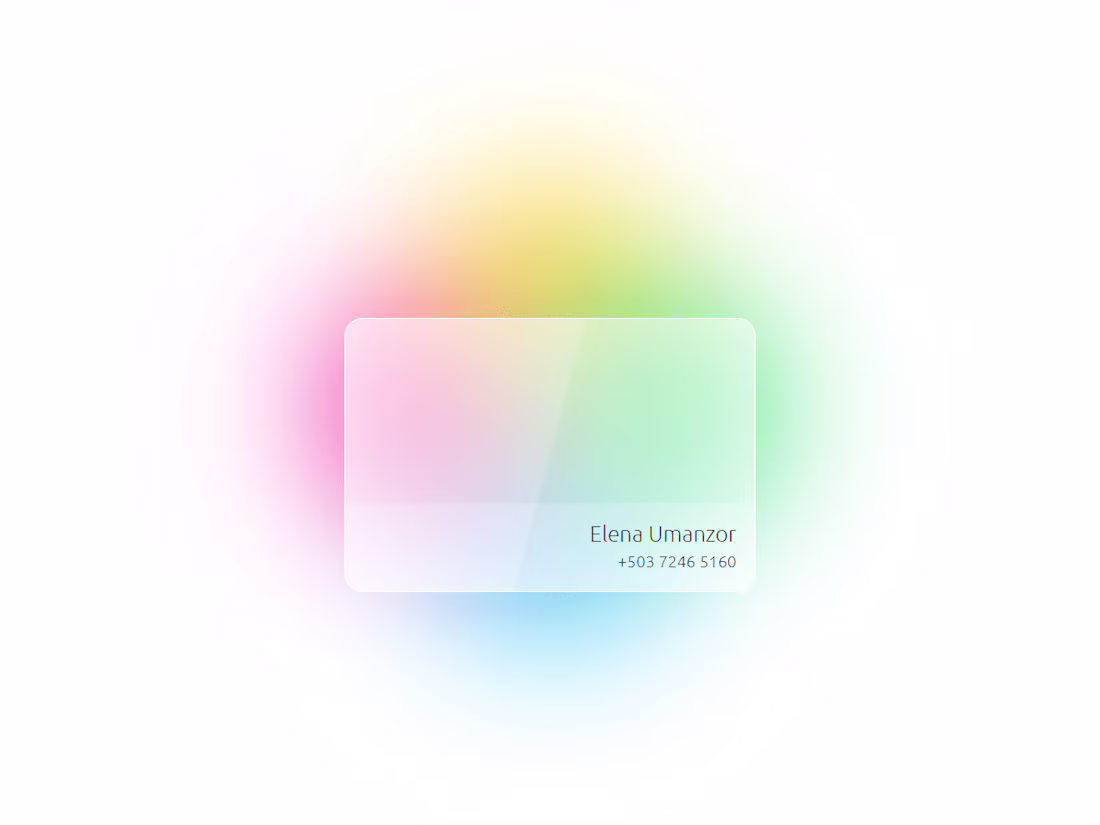 Cover image for Card | Glass Effects