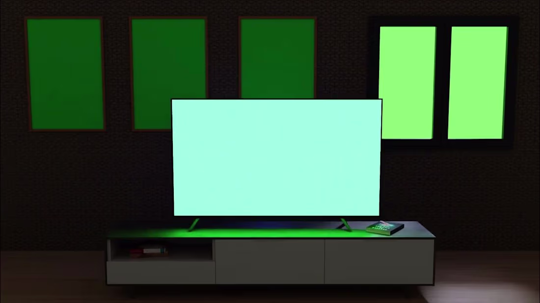 Cover image for 3D scene - TV transition