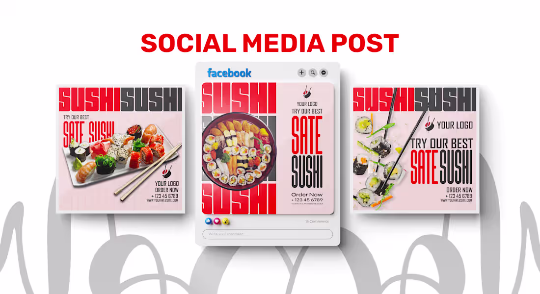 Cover image for Resturant Social Media Post :: Behance