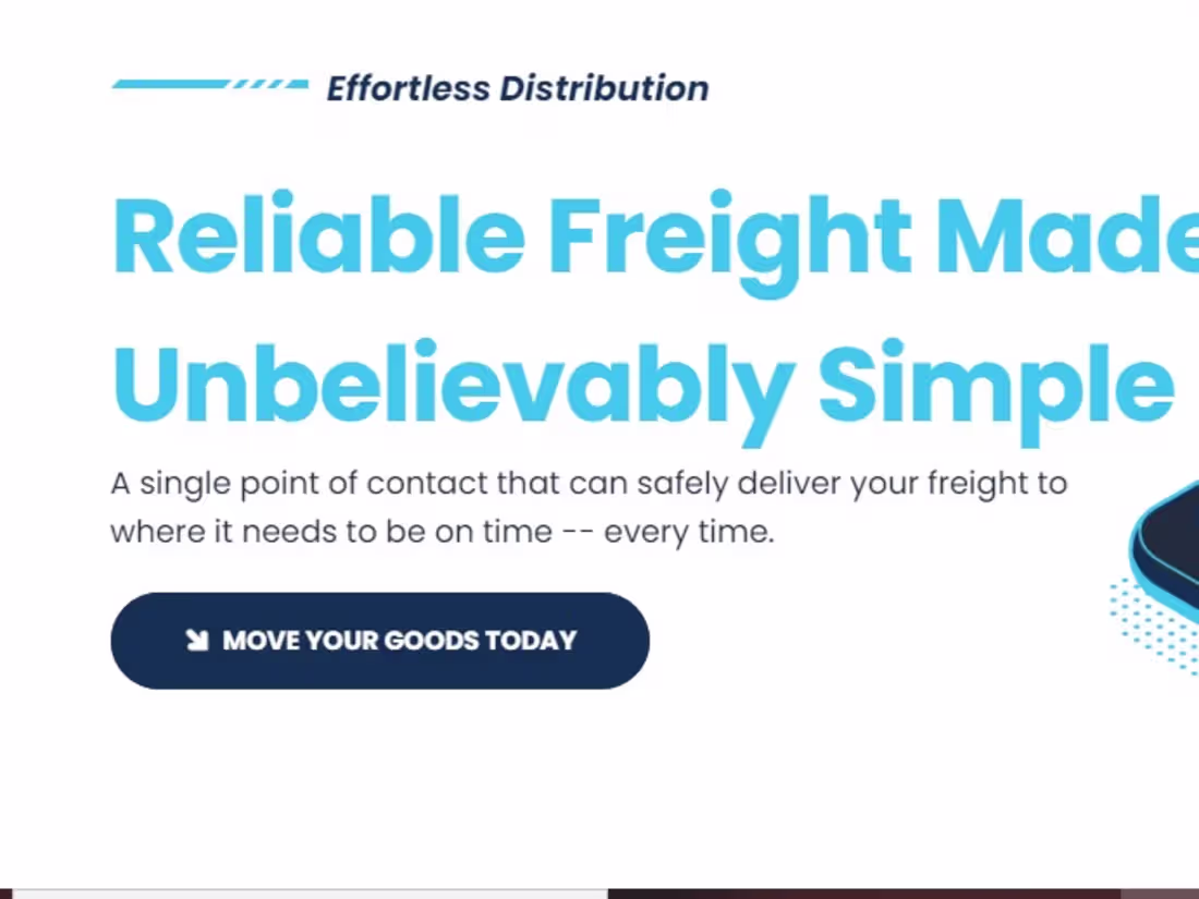 Cover image for UTX Logistics Web Copy