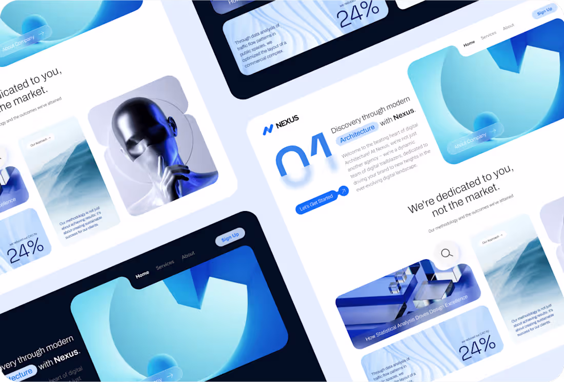 Cover image for Architectural Agency Landing Page