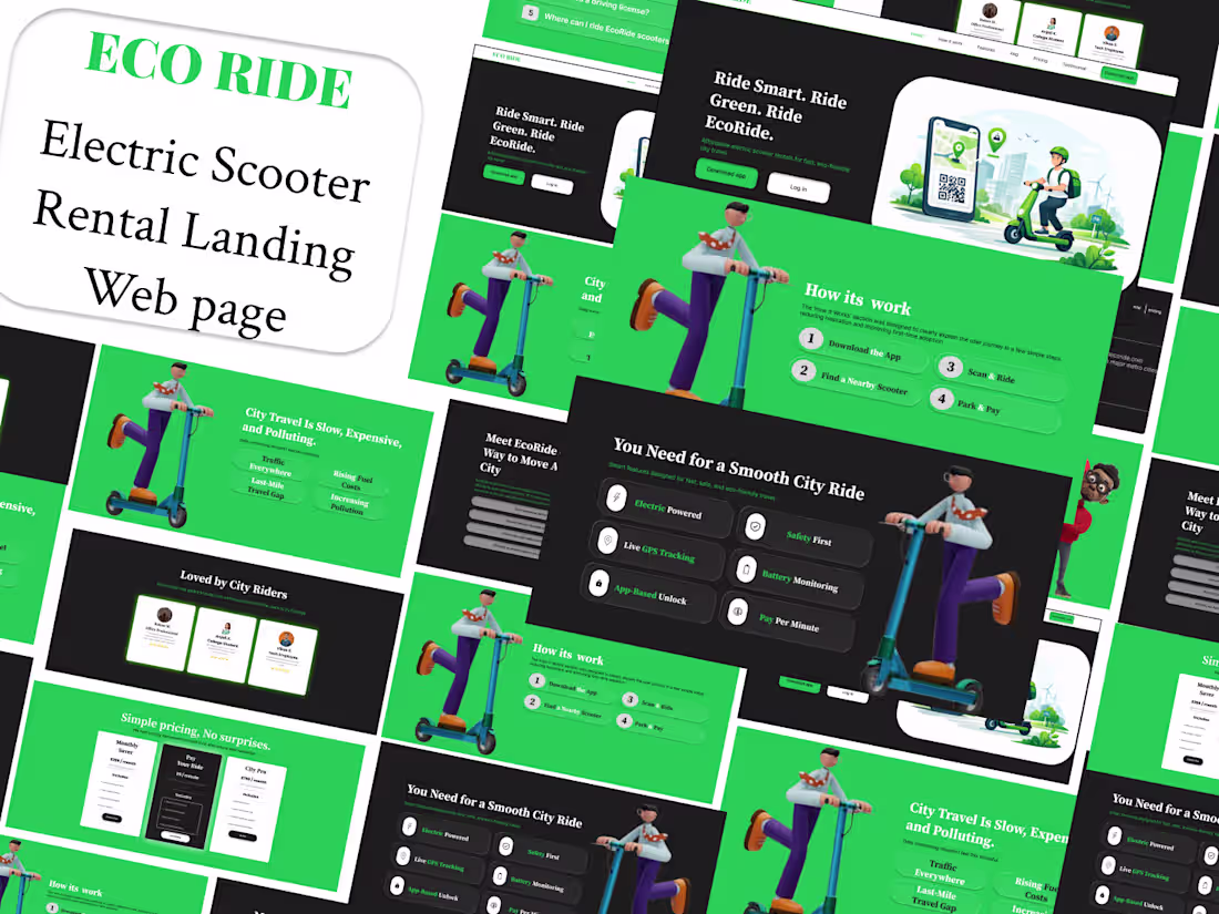 Cover image for I will design a clean, modern landing page in Figma