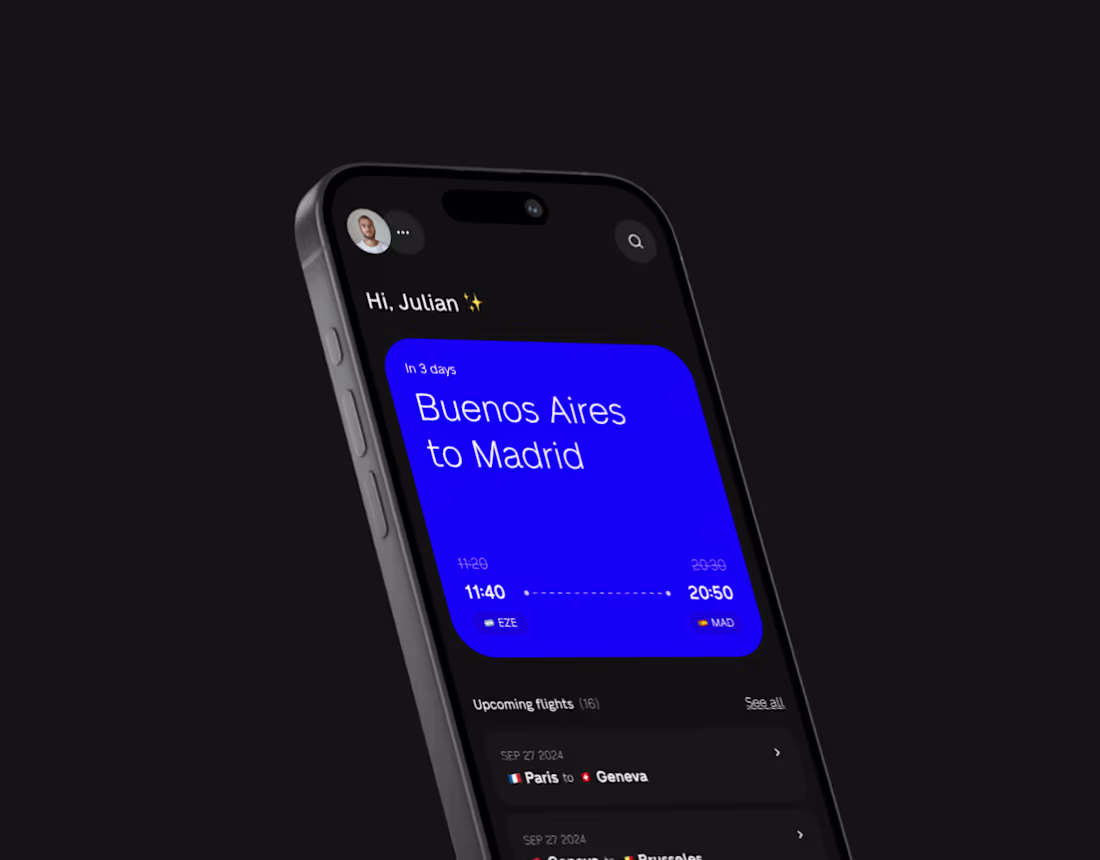 Cover image for FlyBook Flight Assistant — Mobile App & UX UI Design