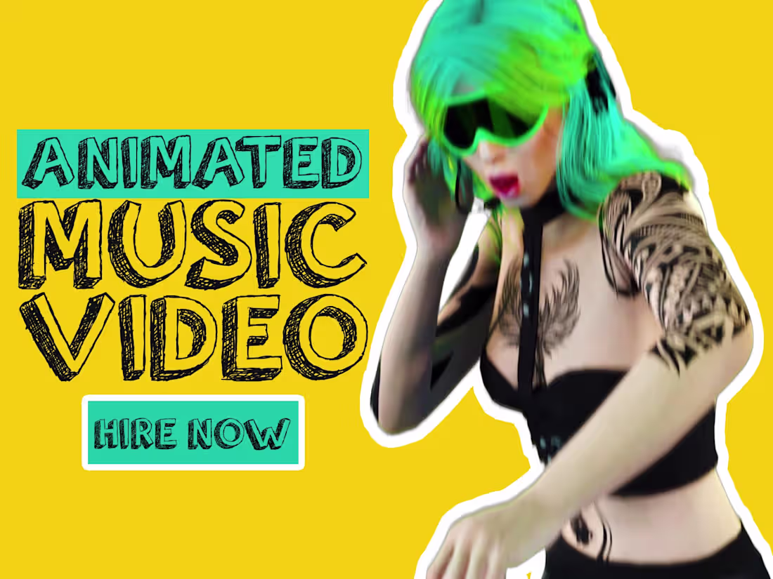Cover image for Create stylized cartoon character animation for music videos