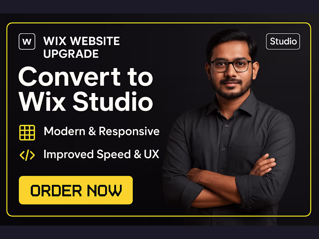 Cover image for Convert Your Wix Website to Wix Studio – Modern & Responsive