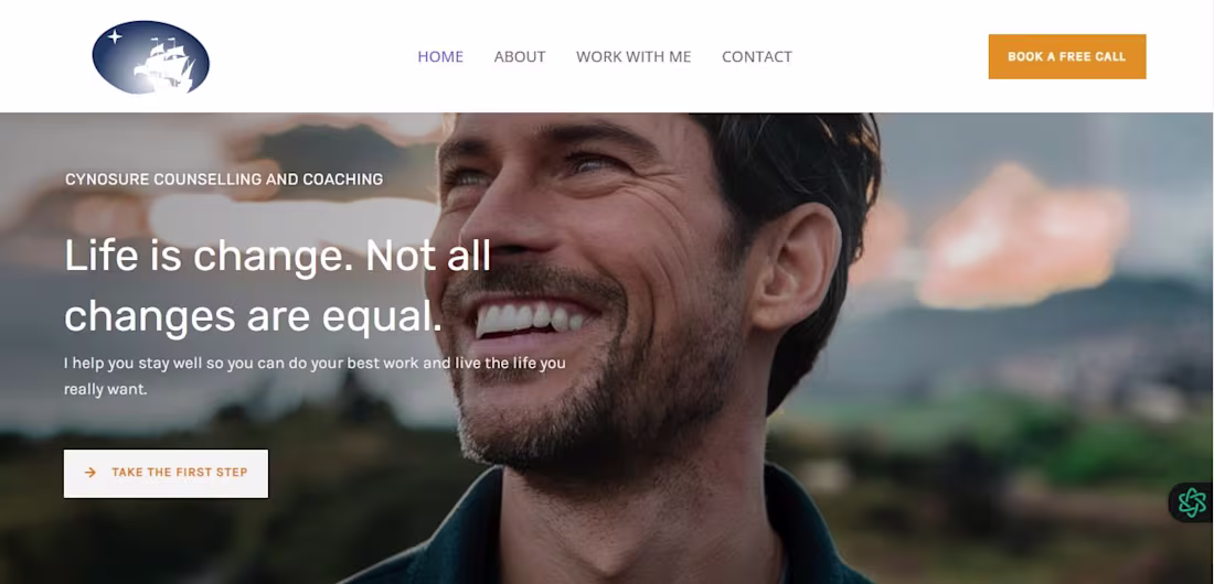 Cover image for Cynosure Counselling | WordPress website