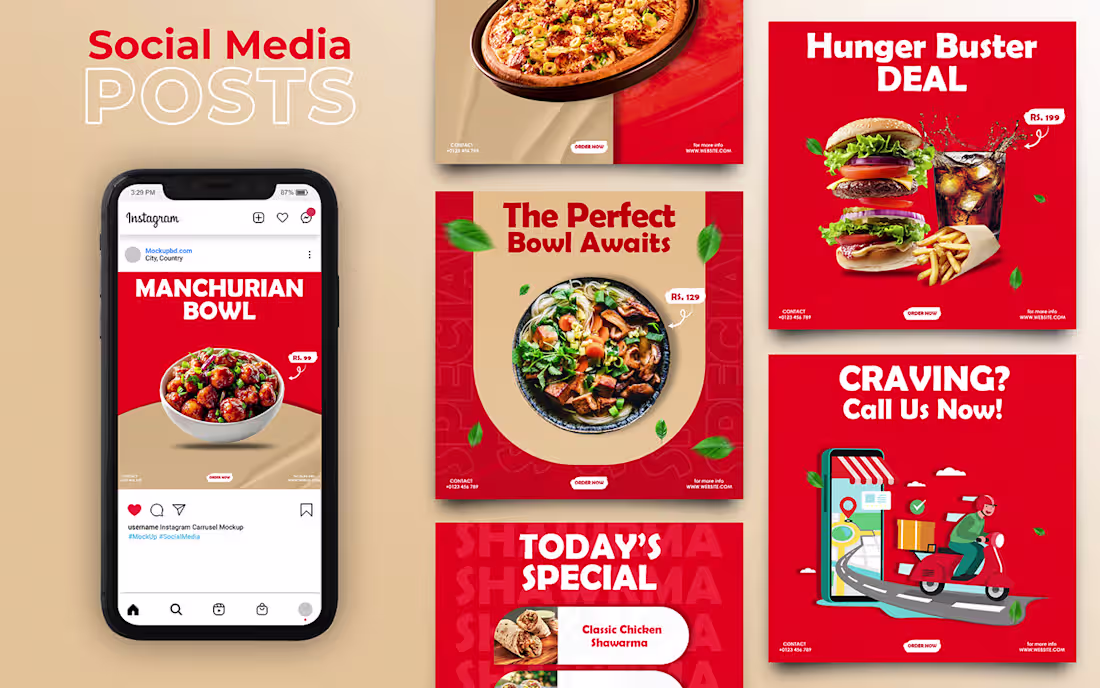 Cover image for Food - Social Media Post