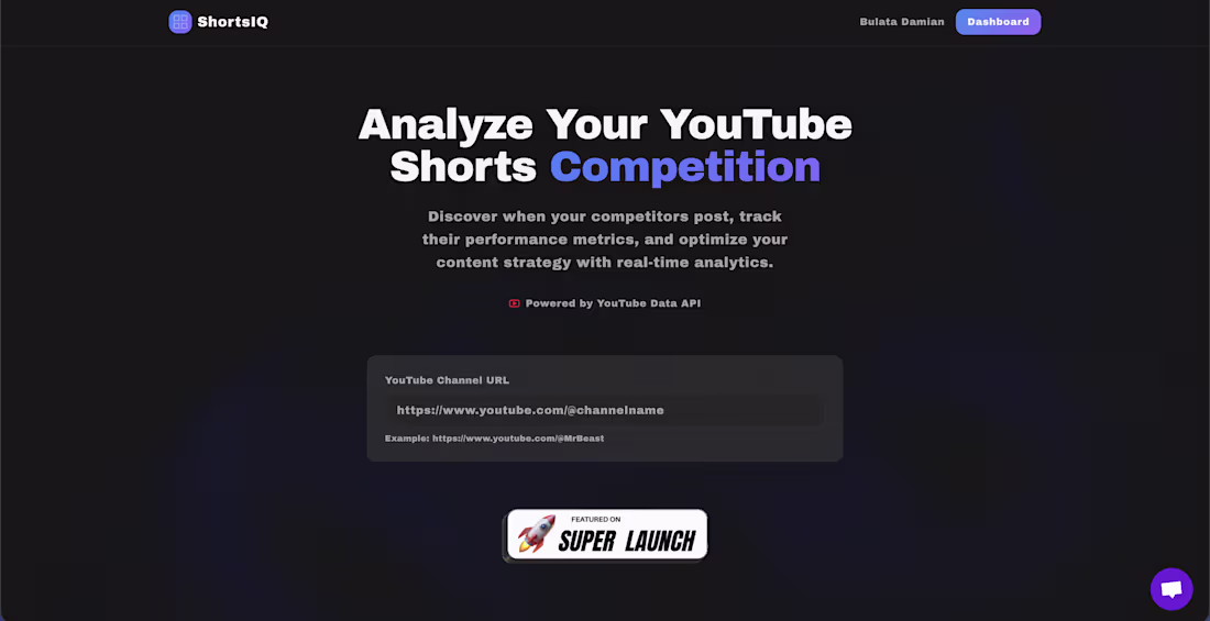 Cover image for ShortsIQ Development for Optimal Posting Times