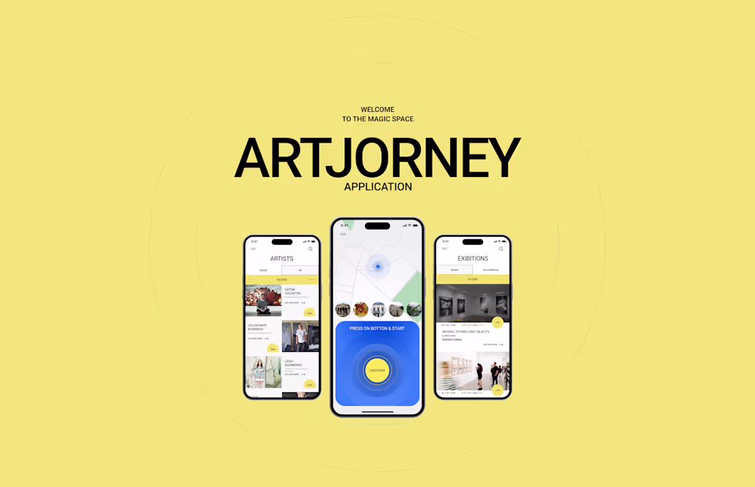 Cover image for ArtJorney — Mobile App for Art Lovers & Gallery Discovery