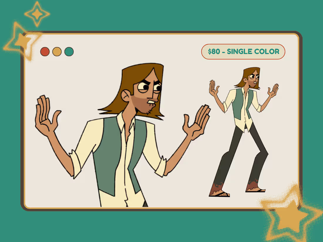 Cover image for Single Character Design - Color