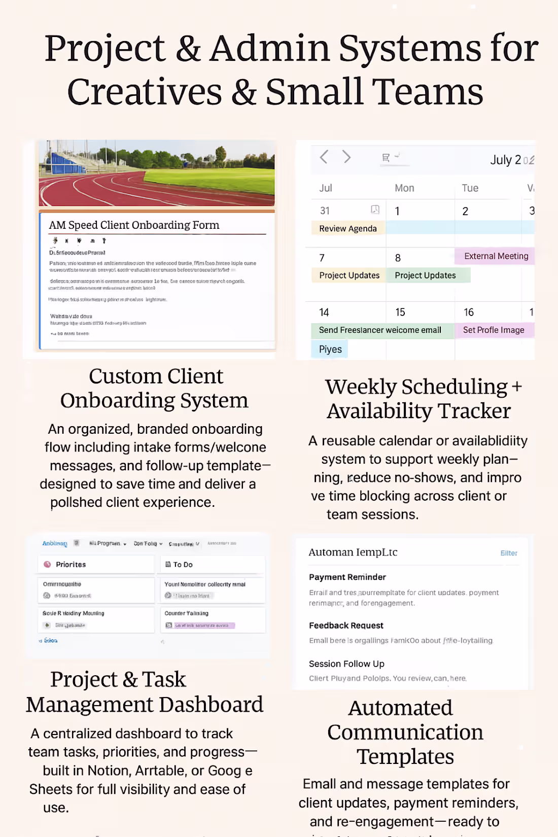 Cover image for Project & Admin Systems for Creatives & Small Teams