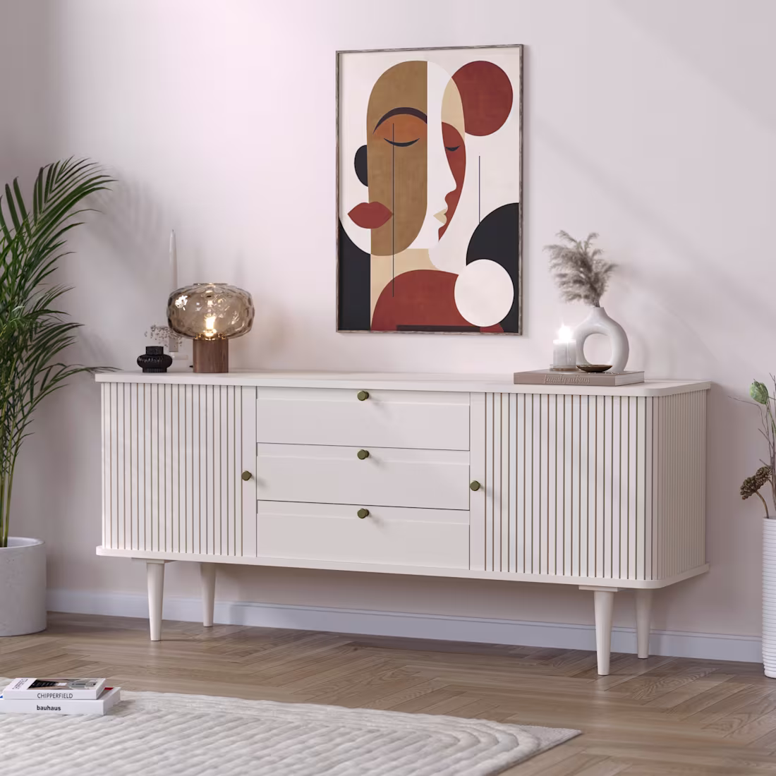 Cover image for Sideboard design with sahara colour