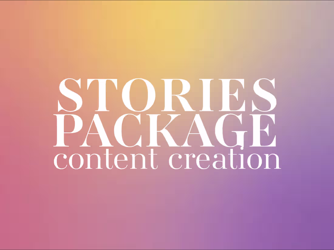 Cover image for Content Creation | Instagram Stories