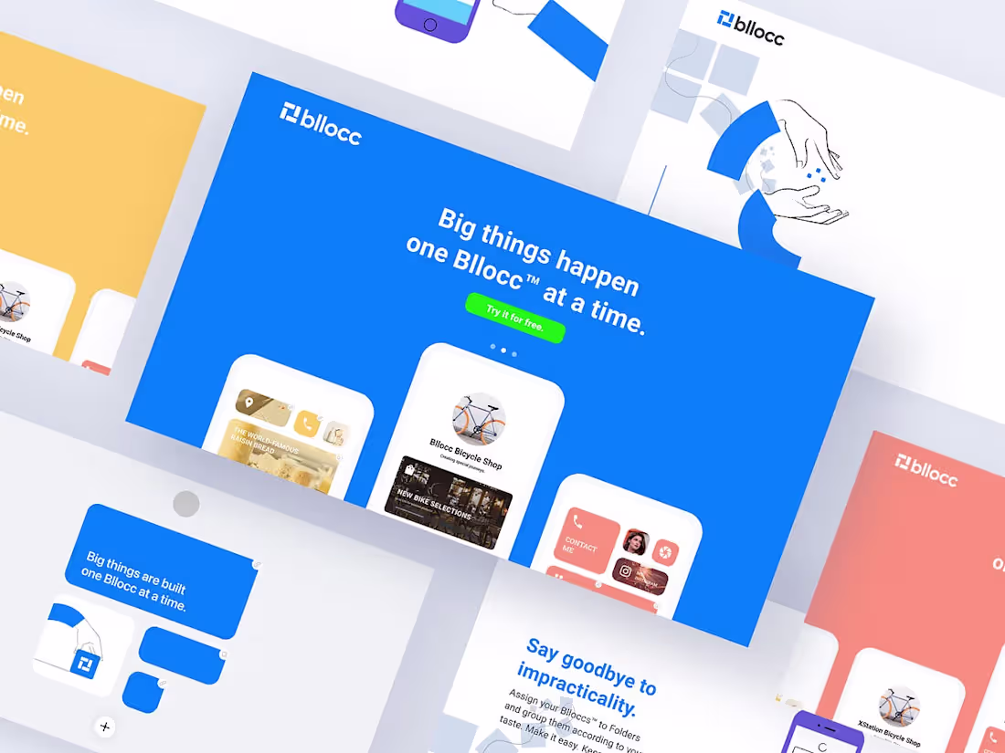 Cover image for Bllocc - Link Shortener Web App Case Study