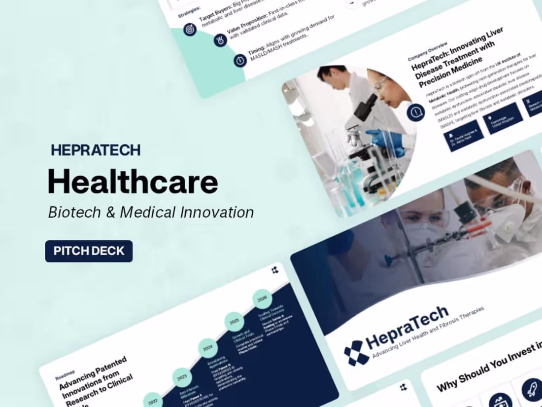 Cover image for Medical Pitch Deck | Biotechnology
