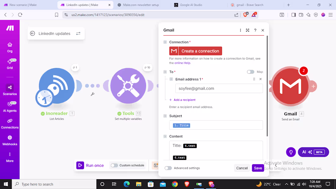 Cover image for This automation streamlines LinkedIn content creation using ...