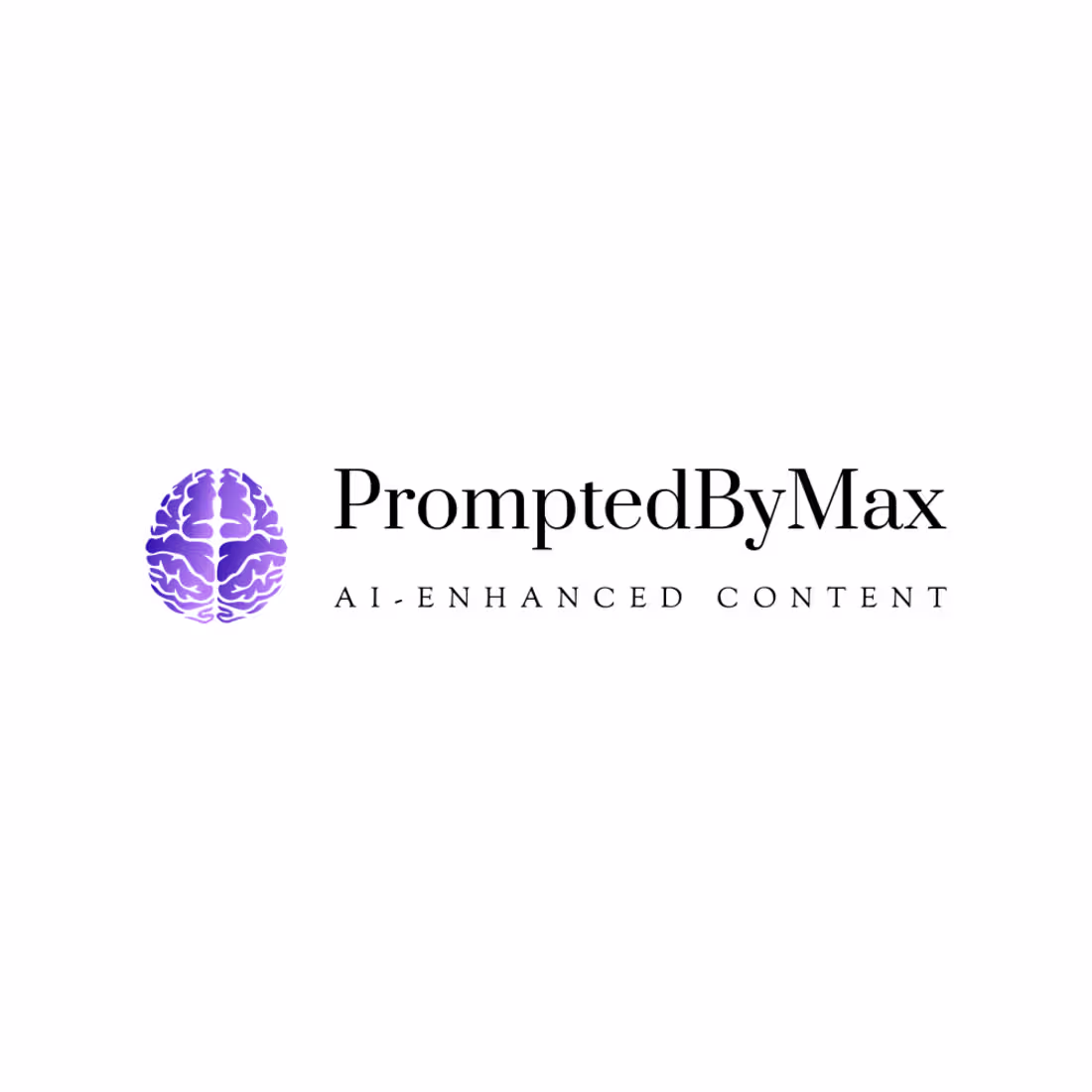 Cover image for PromptedByMax Logo – AI-Enhanced Brand Identity