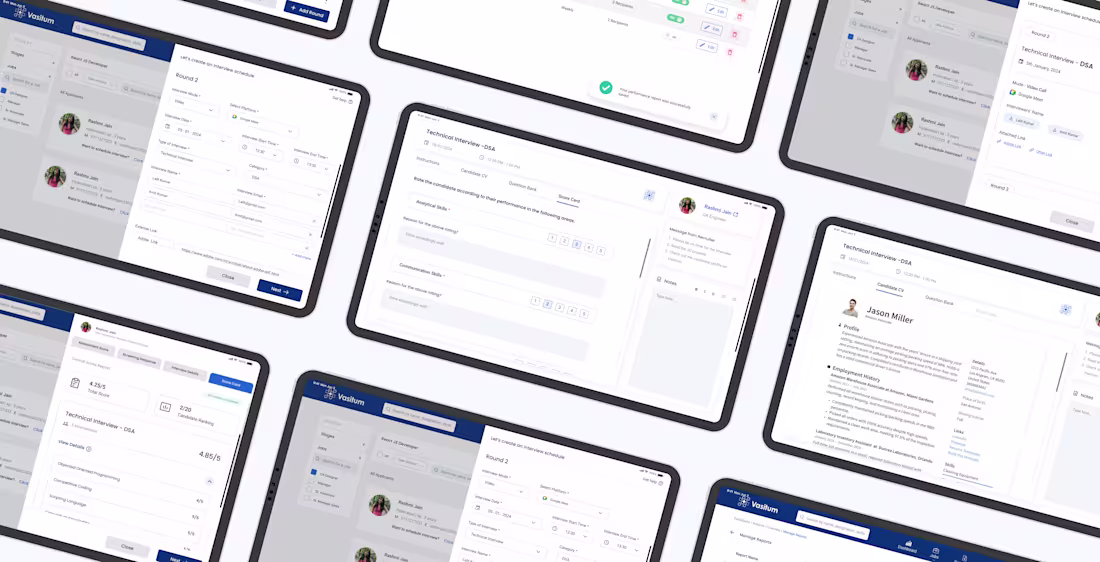 Cover image for Vasitum: Interview Scheduling and AI Powered Interview Kit.