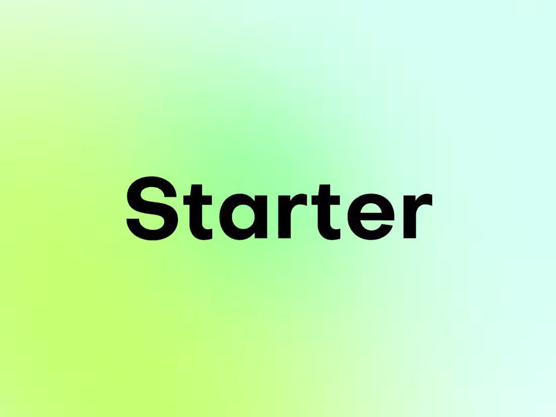 Cover image for Starter