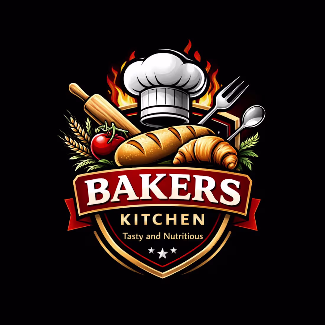 Cover image for BAKERS kitchen ,tasty and nutritious