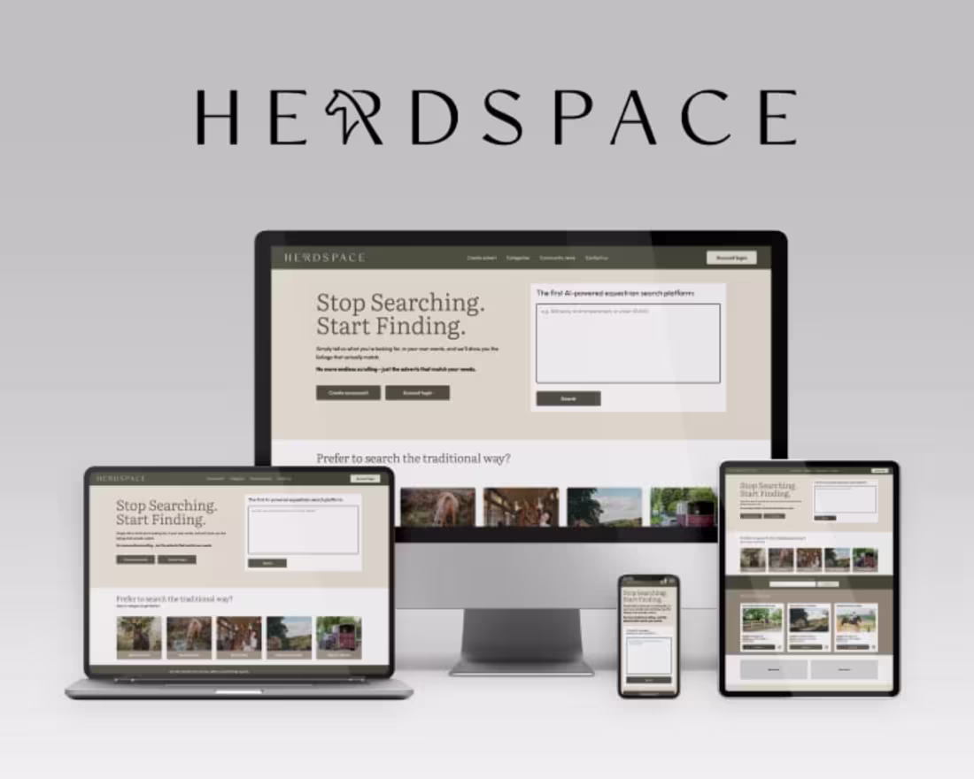 Cover image for HerdSpace - AI-Powered Horse Marketplace