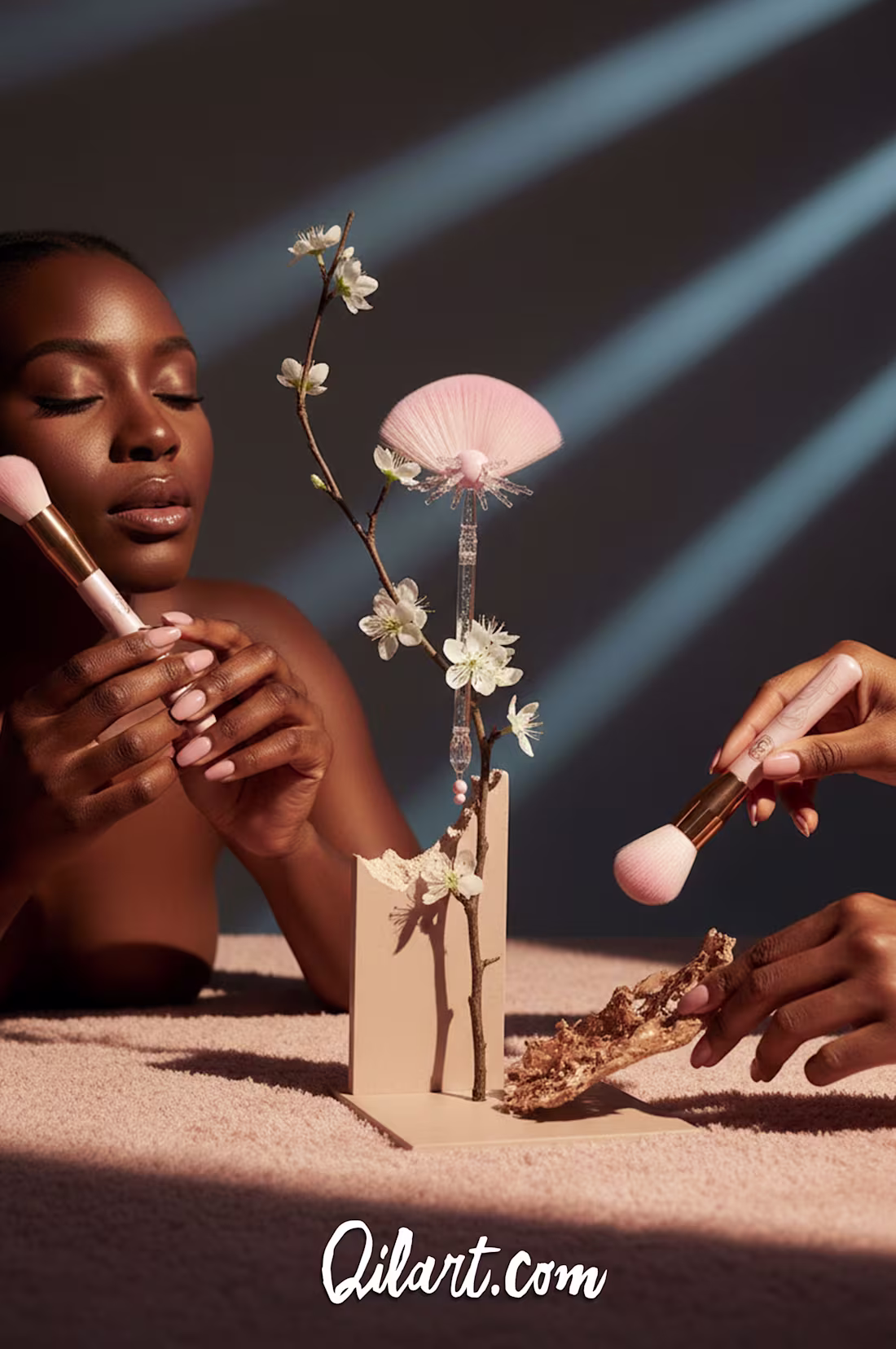 Cover image for Blog post: https://www.qilart.com/blog/the-glinda-makeup-bru...