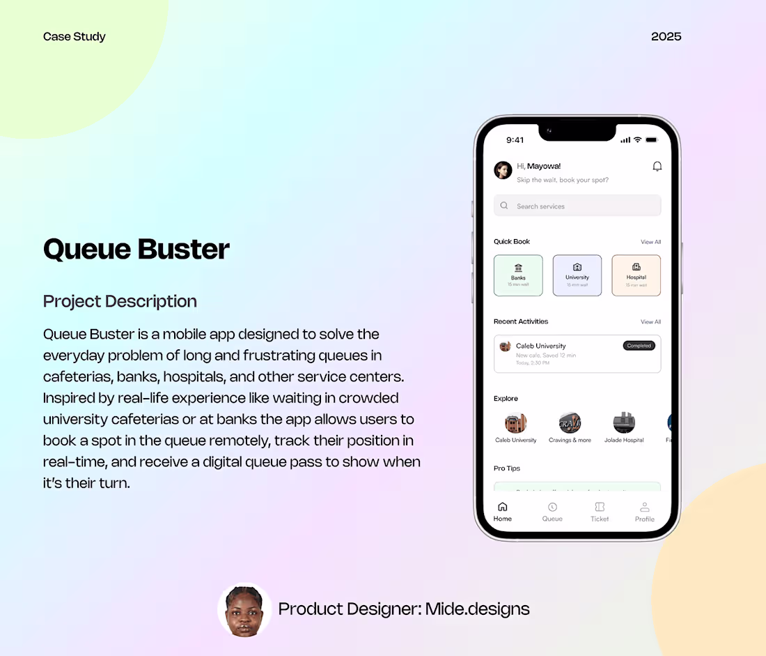 Cover image for Queue Buster App