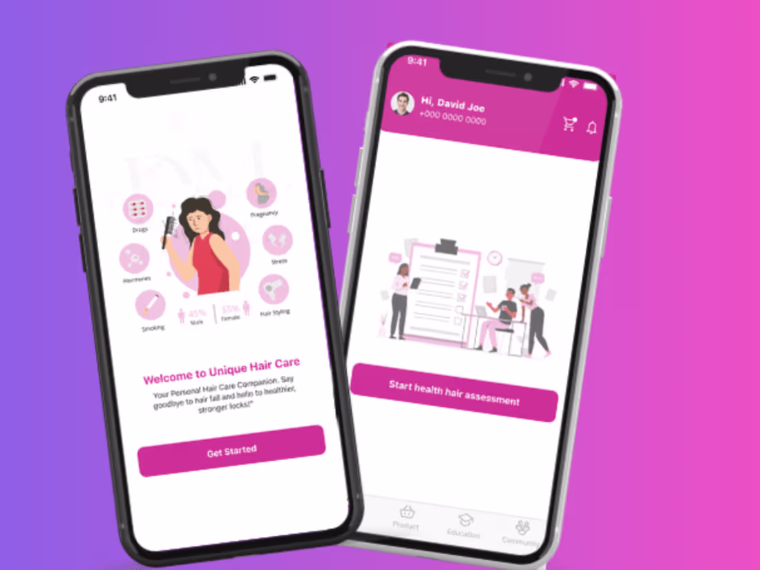 Cover image for Haircare App