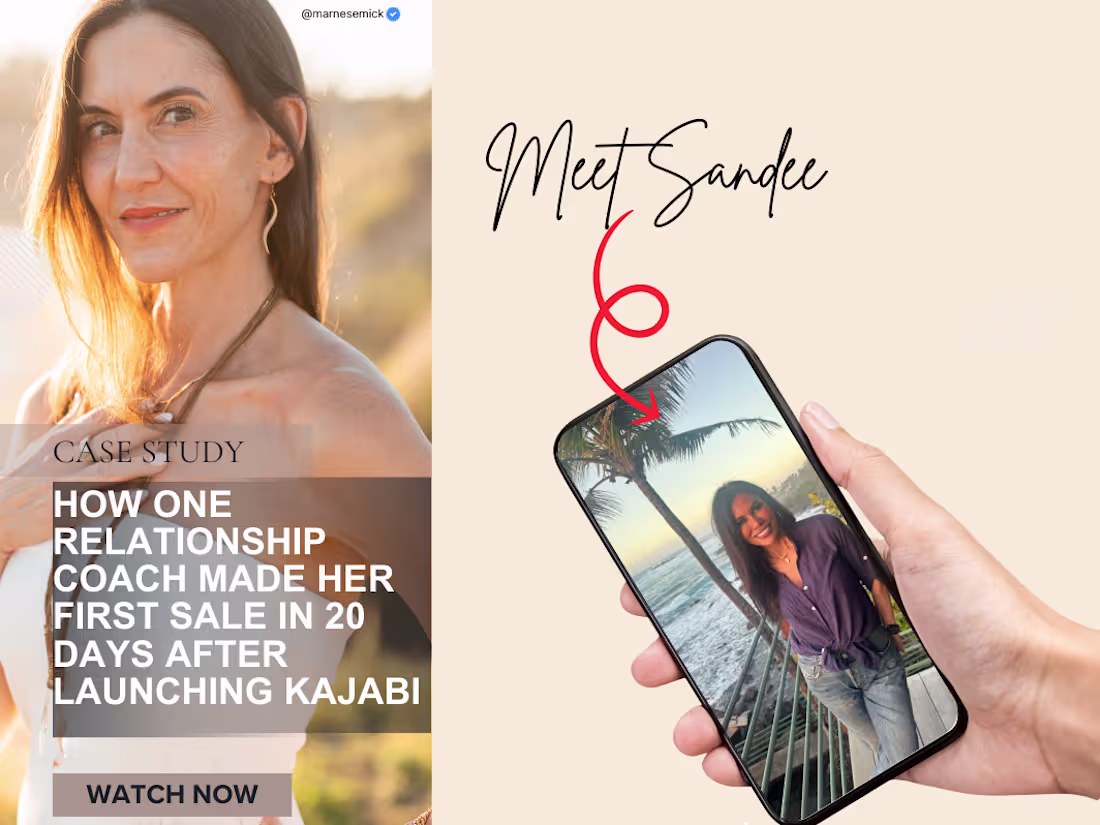 Cover image for Building and Scaling a Kajabi Platform for Sandee Villeza