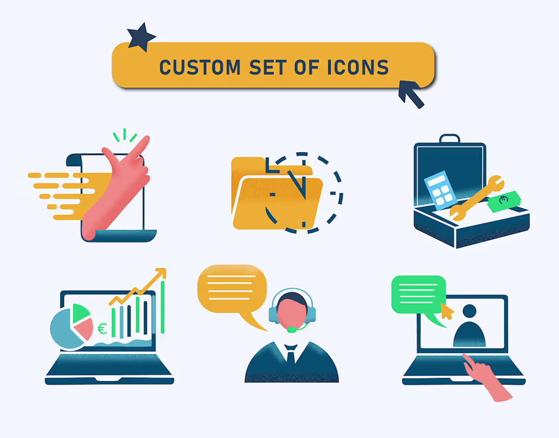 Cover image for Icon Design Portfolio for Various Clients (2023/2024)