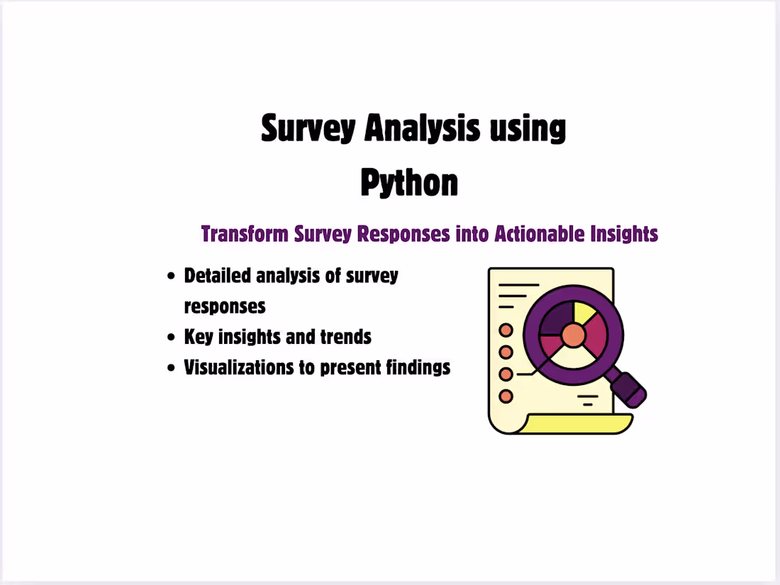 Cover image for Survey Data Analysis & Visualization