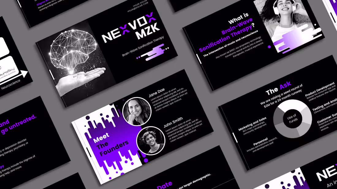 Cover image for NexVox Pitch Deck