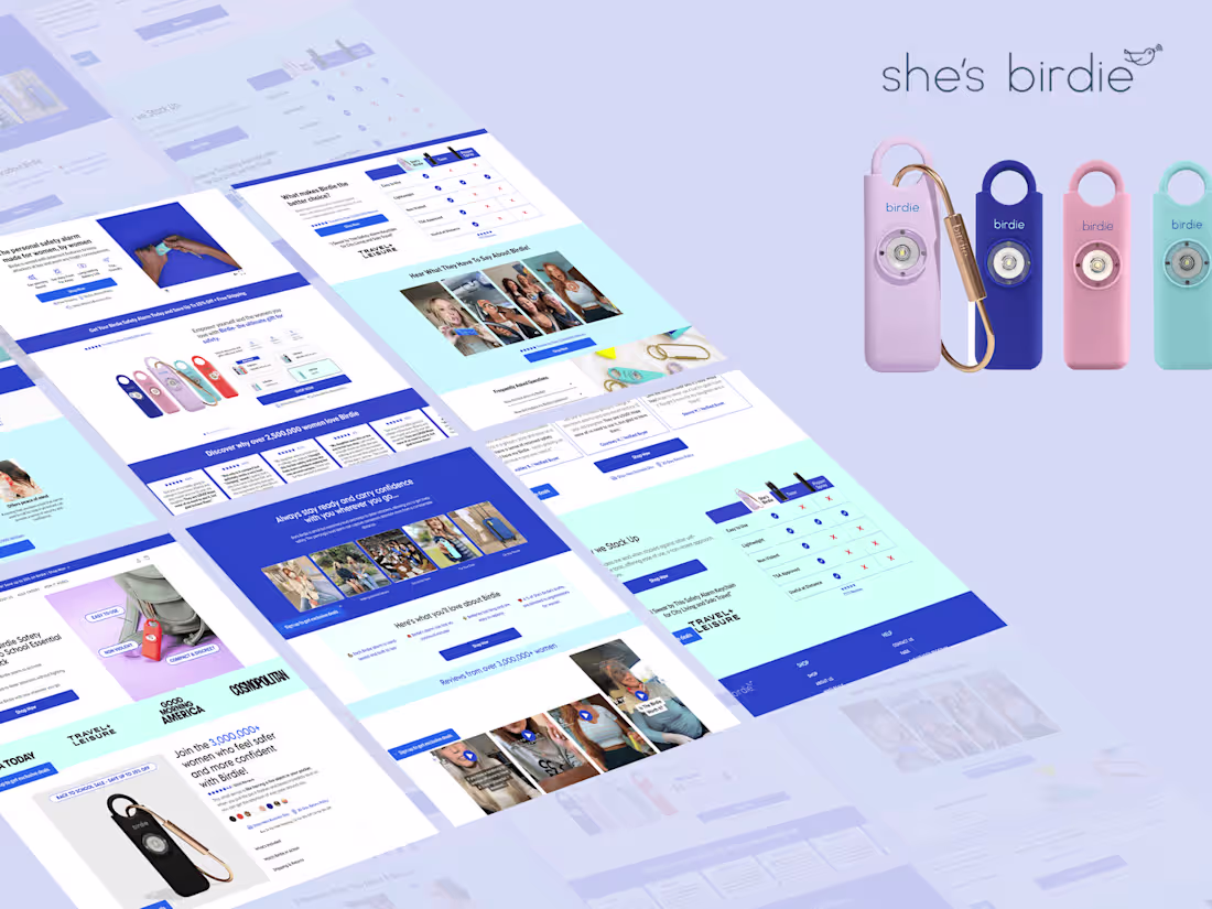 Cover image for She's Birdie | Figma to Replo Development