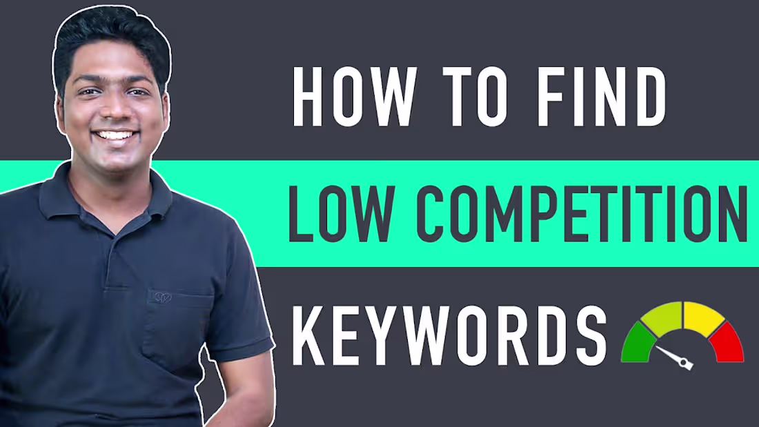 Cover image for How to Find Low Competition Keywords with High Traffic - YouTube