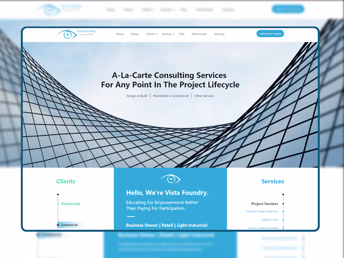 Cover image for Vista Foundry - Webflow Development
