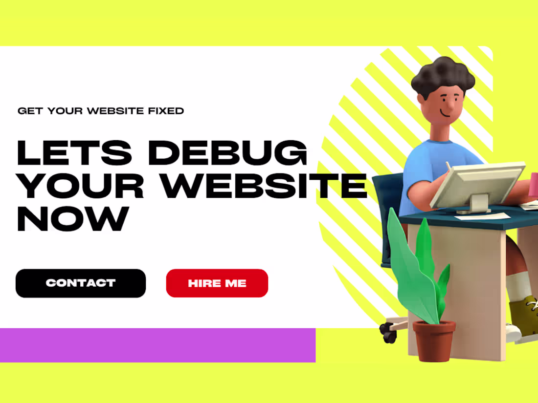 Cover image for Debug & Fix Your React, Next.js, TypeScript, or Tailwind Website