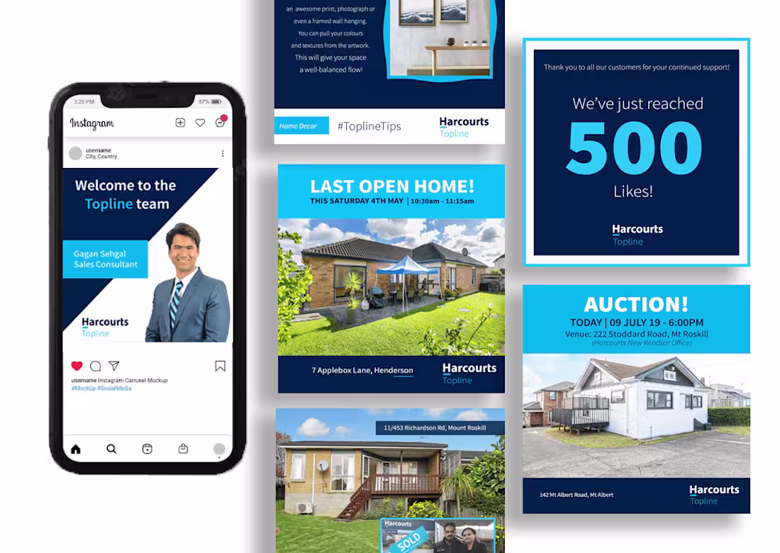 Cover image for Social Media Post Design, Website Design and Flyer Designs