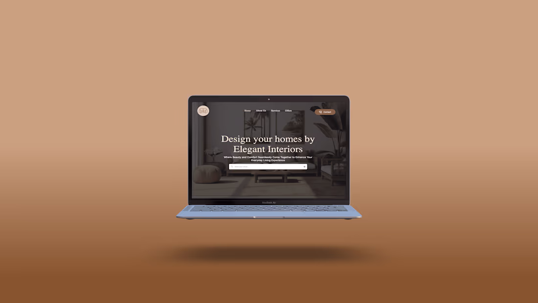 Cover image for Email Capture Page for Furniture Store - Figma to HTML/CSS/JS