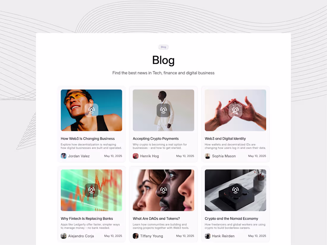 Cover image for I'm in love with this blog page Clean, white style made in F...