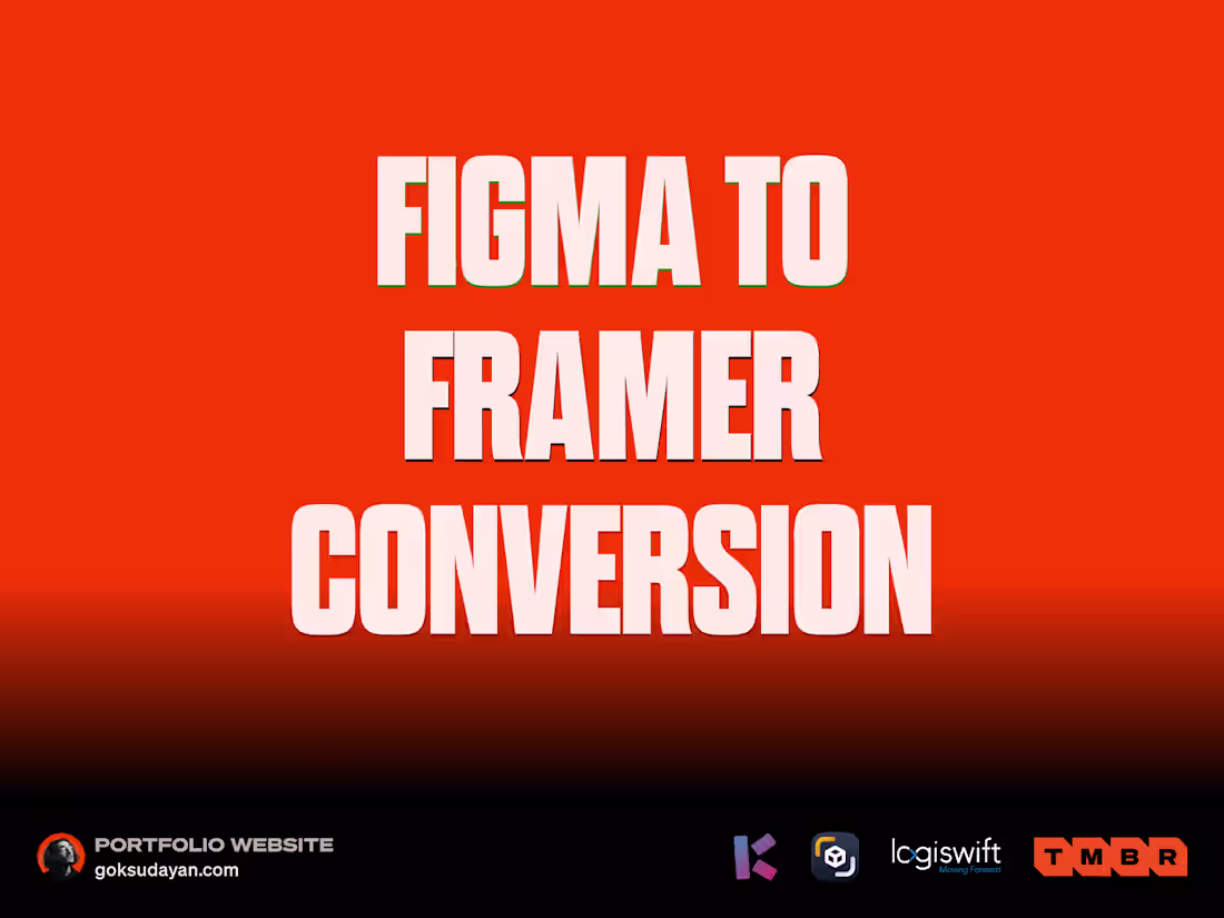 Cover image for Figma to Framer Conversion
