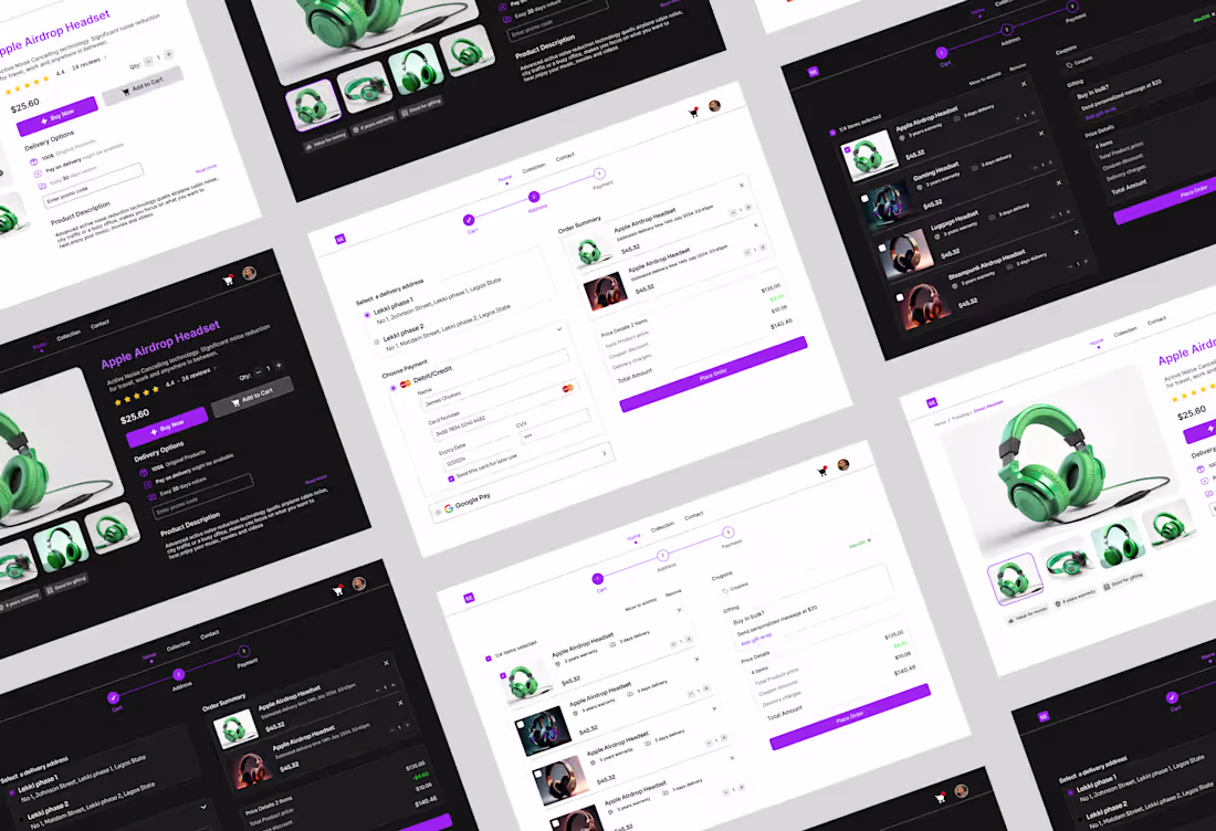 Cover image for E-commerce Accessories Web Design