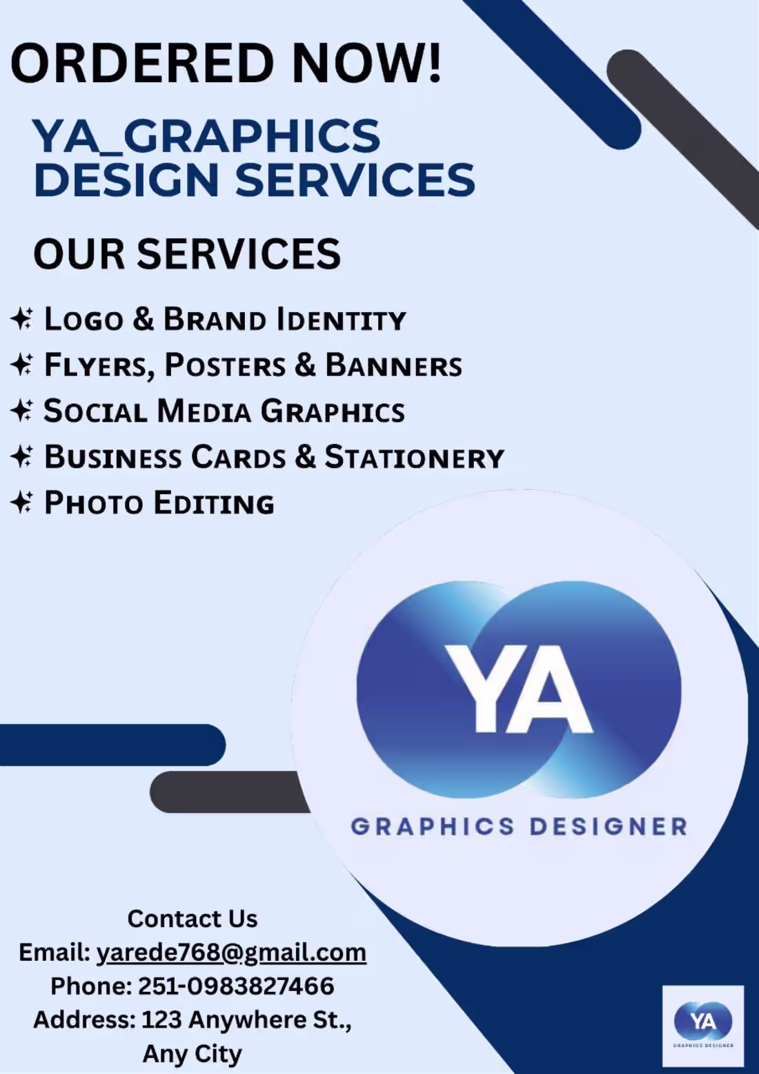 Cover image for YA_GRAPHICS DESIGNER & VIDEO EDITOR