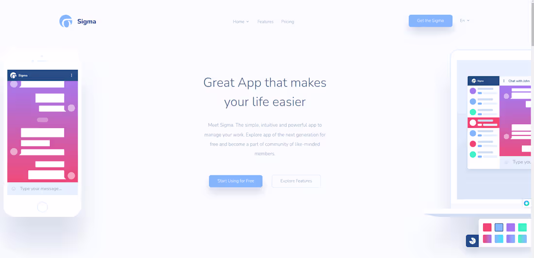 Cover image for SAAS Landing page