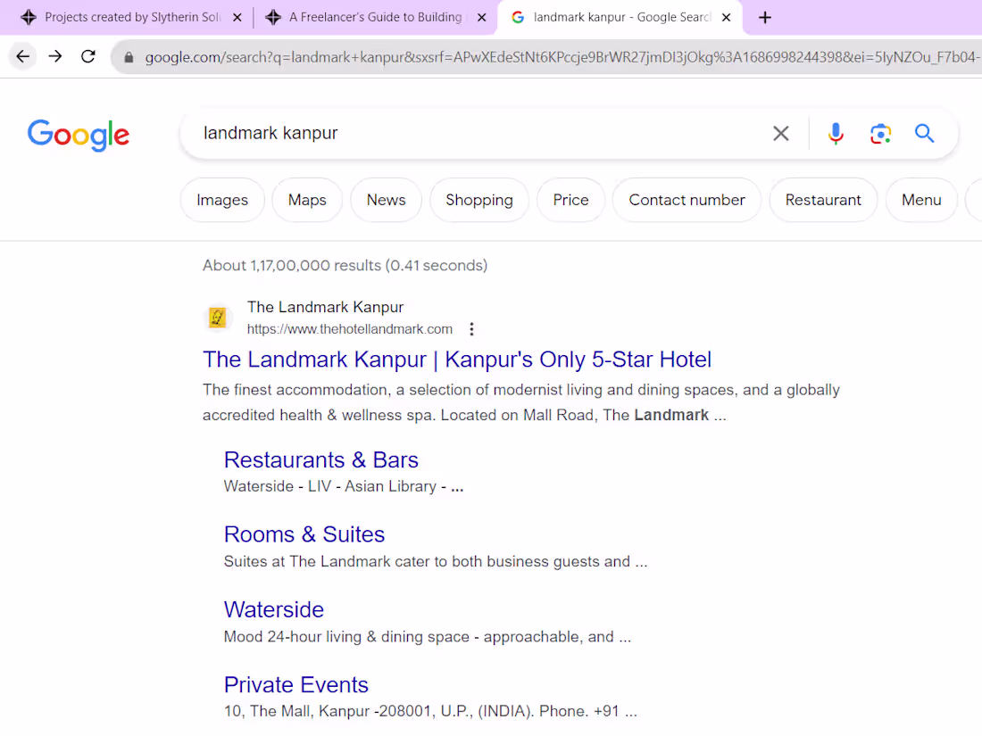 Cover image for SEO Optimization for Landmark Kanpur