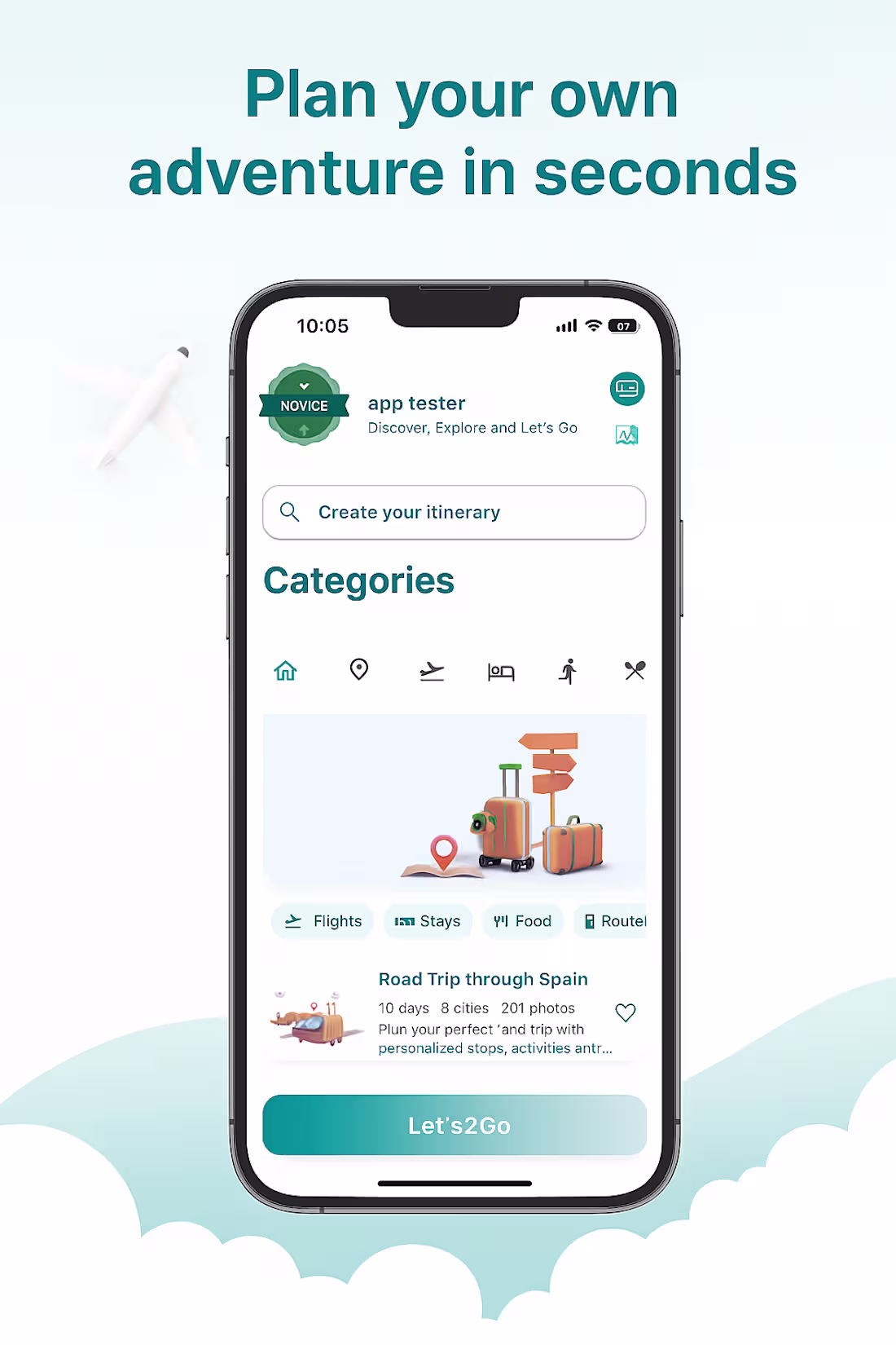 Cover image for Lets2Go AI trip planner
